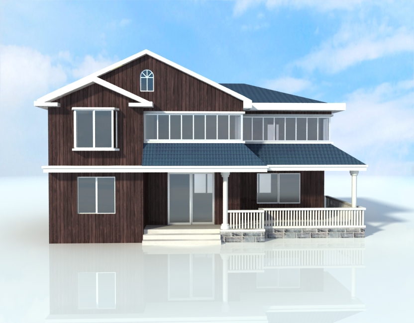 Budget Exterior Perspective View